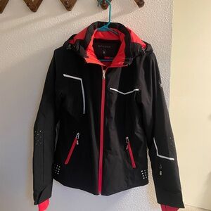 NWOT Spyder Protege Ski Snow Jacket Black Size 8